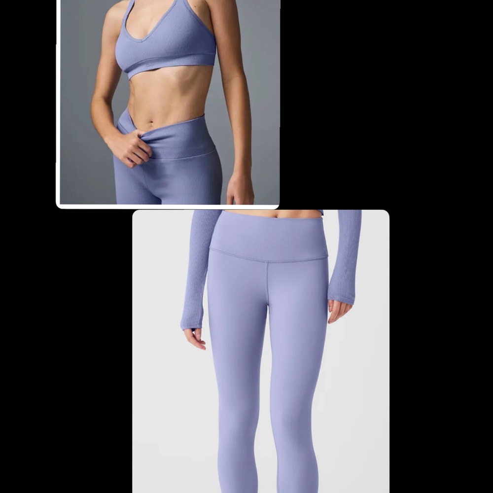 ALO yoga leggings and bra set